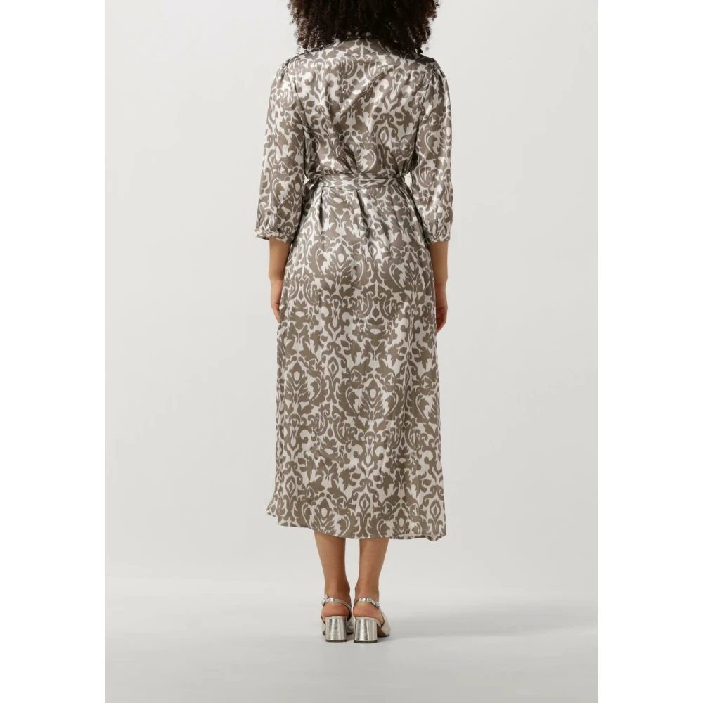 Notre-v Dames Jurken Satin Dress One Beige Dames