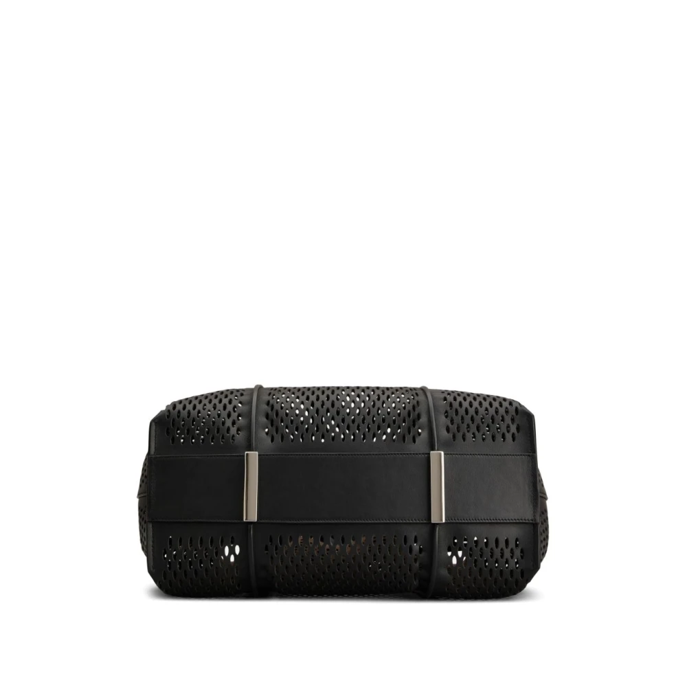 TOD'S Zwarte tassen met verwijderbare zak Black Dames