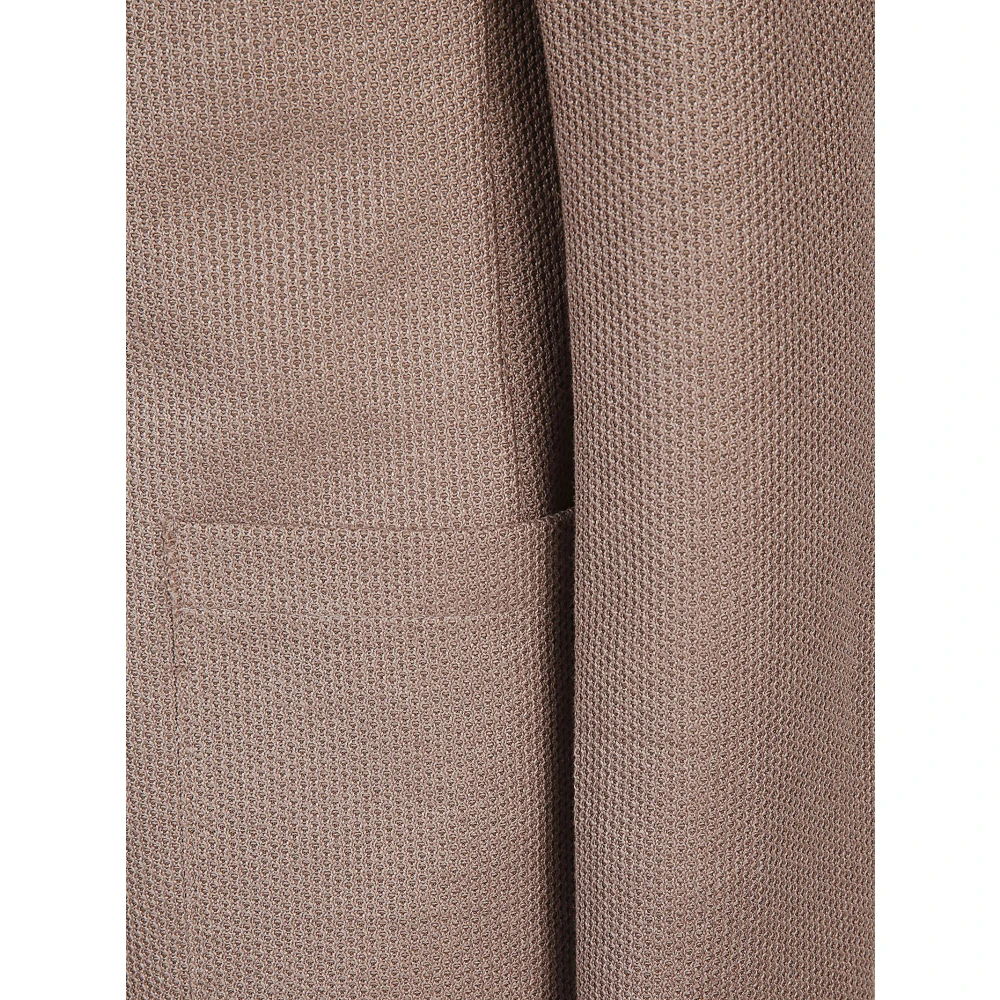 Harris Wharf London Bruin Linnen Katoenen Jas Brown Dames