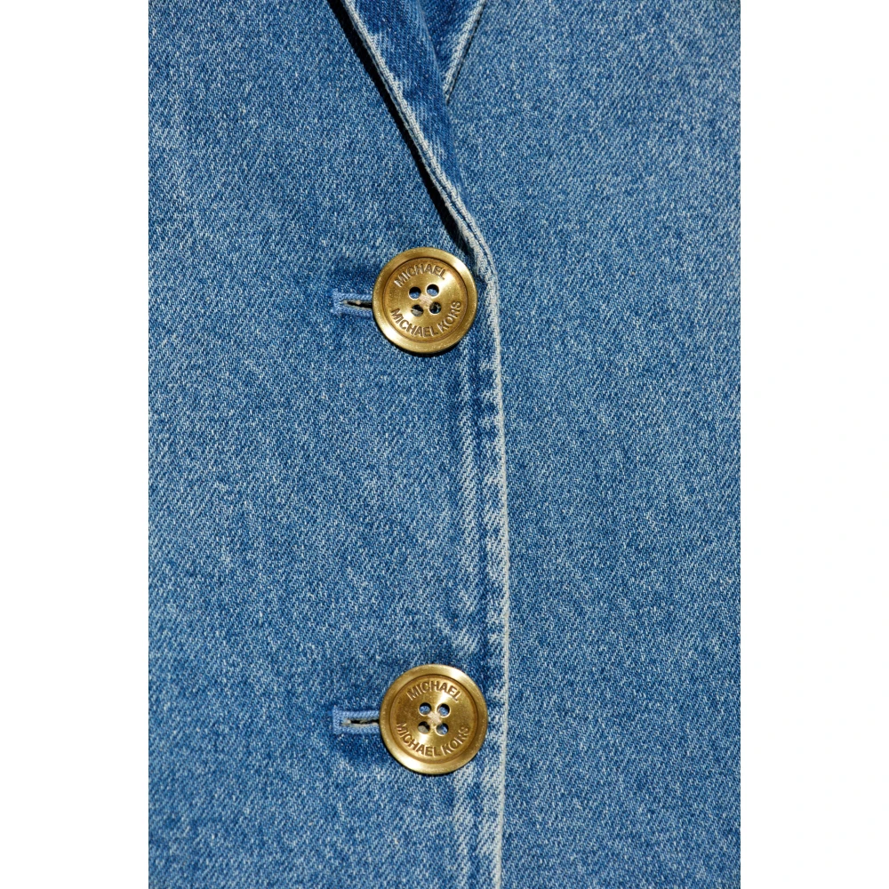 Michael Kors Denim Blazer Blue Dames