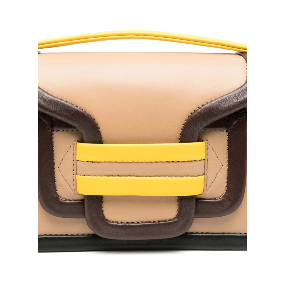 Pierre Hardy Beige Magnetische Schoudertas Multicolor Dames