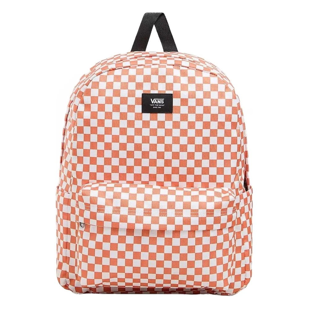 Vans Old Skool Check Rugzak Orange Heren