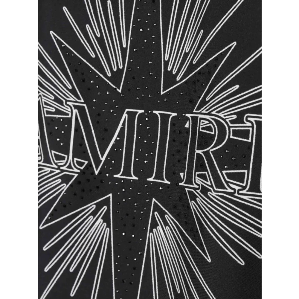 Amiri Starburst Crystal Overhemd Black Heren