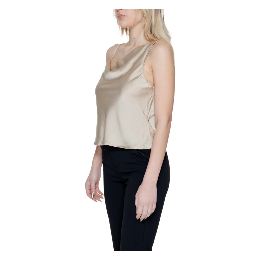 Only Nathalie Singlet Lente Zomer Collectie Yellow Dames