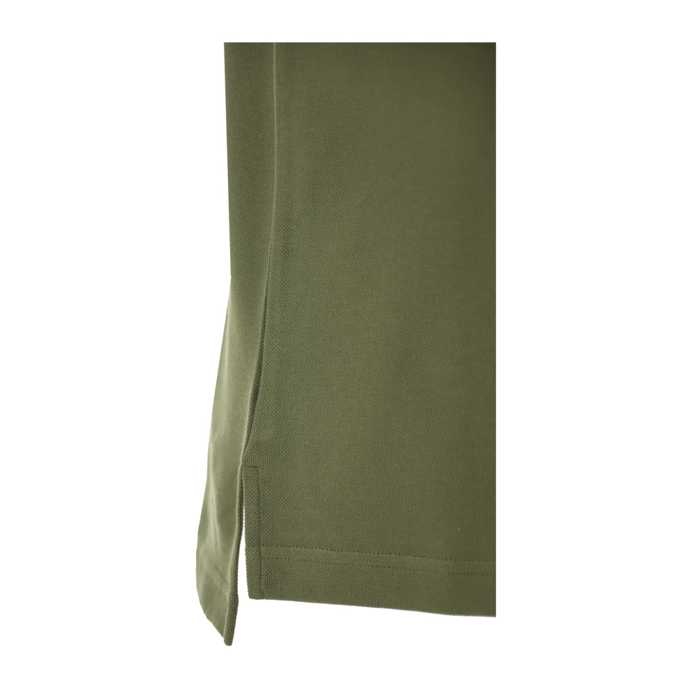 Moschino Groen Logo Geborduurd Poloshirt Green Heren