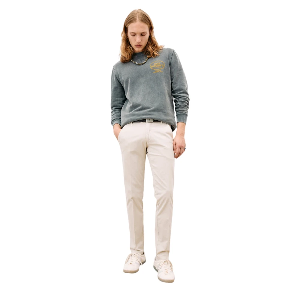 Roy Roger's Trousers Beige Heren