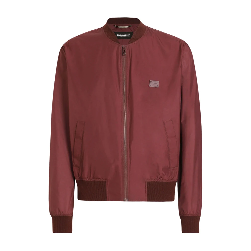 Dolce & Gabbana Men's Red Stylish Jacket For - Bomber Jackets - M - Jackets