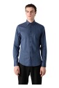 chemise-a-motifs-bleus-coupe-slim