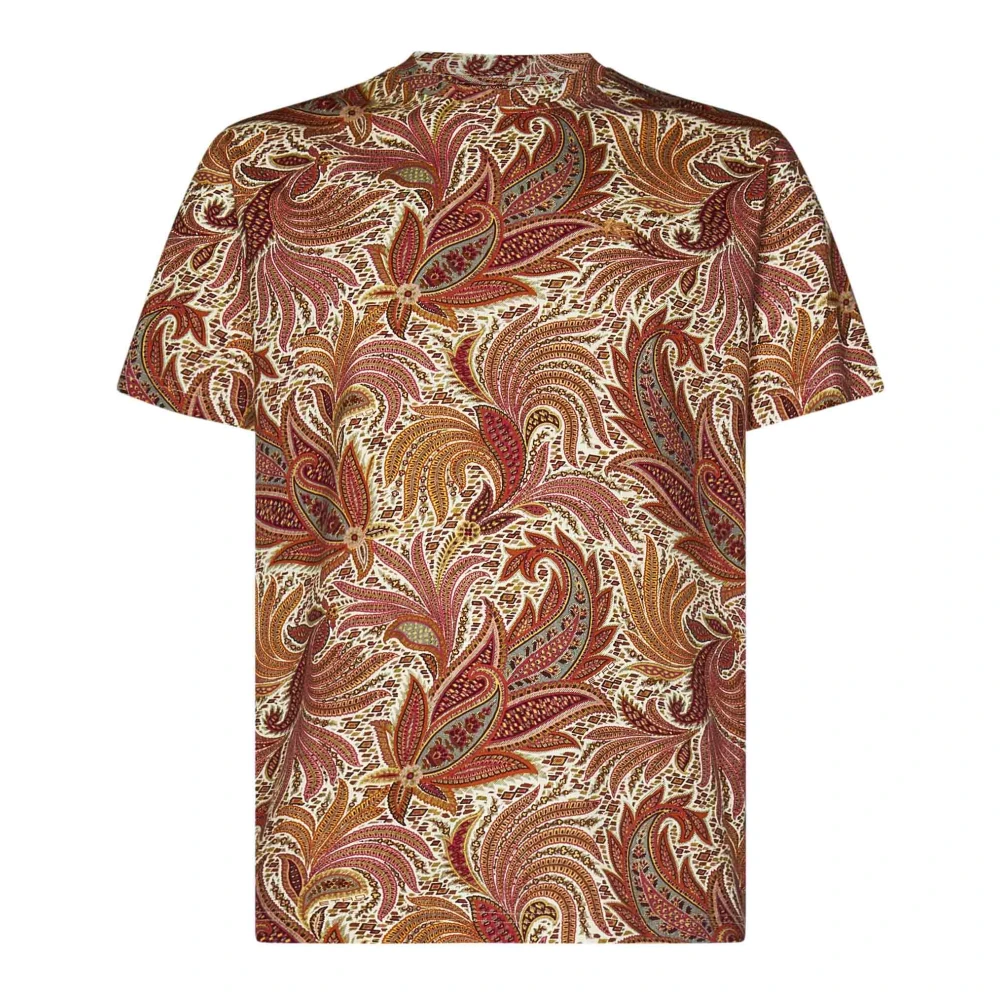 Etro - Tops > T-Shirts - Orange - Etro - Modalova