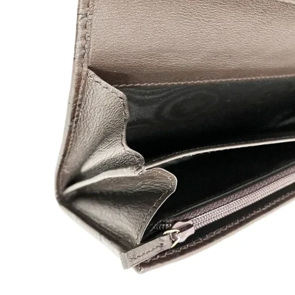 Gucci Vintage Pre-owned Leather wallets Brown Heren