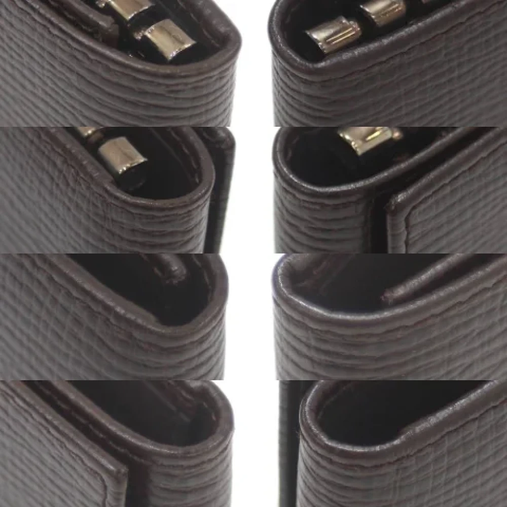 Loewe Pre-owned Leather wallets Brown Dames