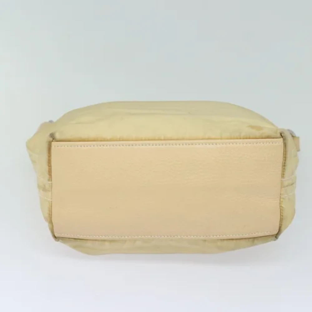Prada Vintage Pre-owned Fabric prada-bags Beige Dames