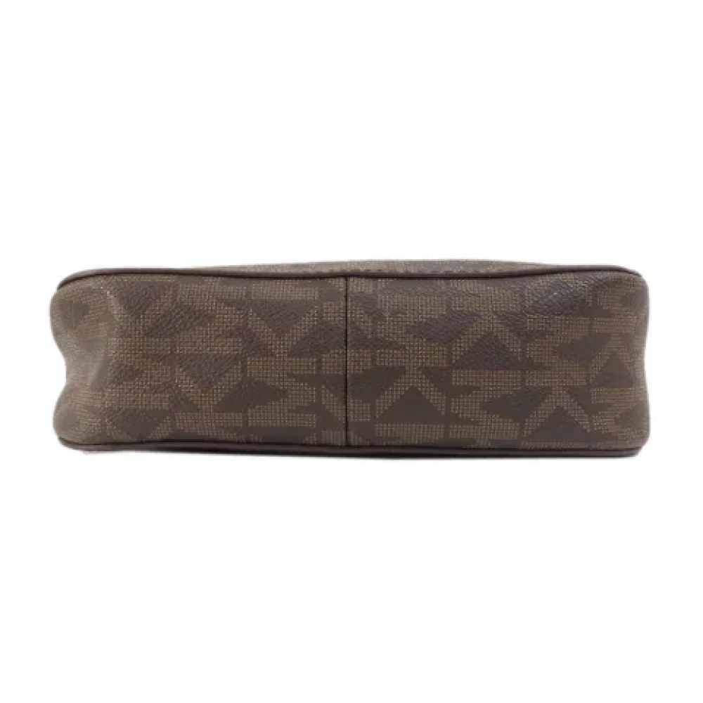 Michael Kors Pre-owned Canvas shoulder-bags Brown Dames
