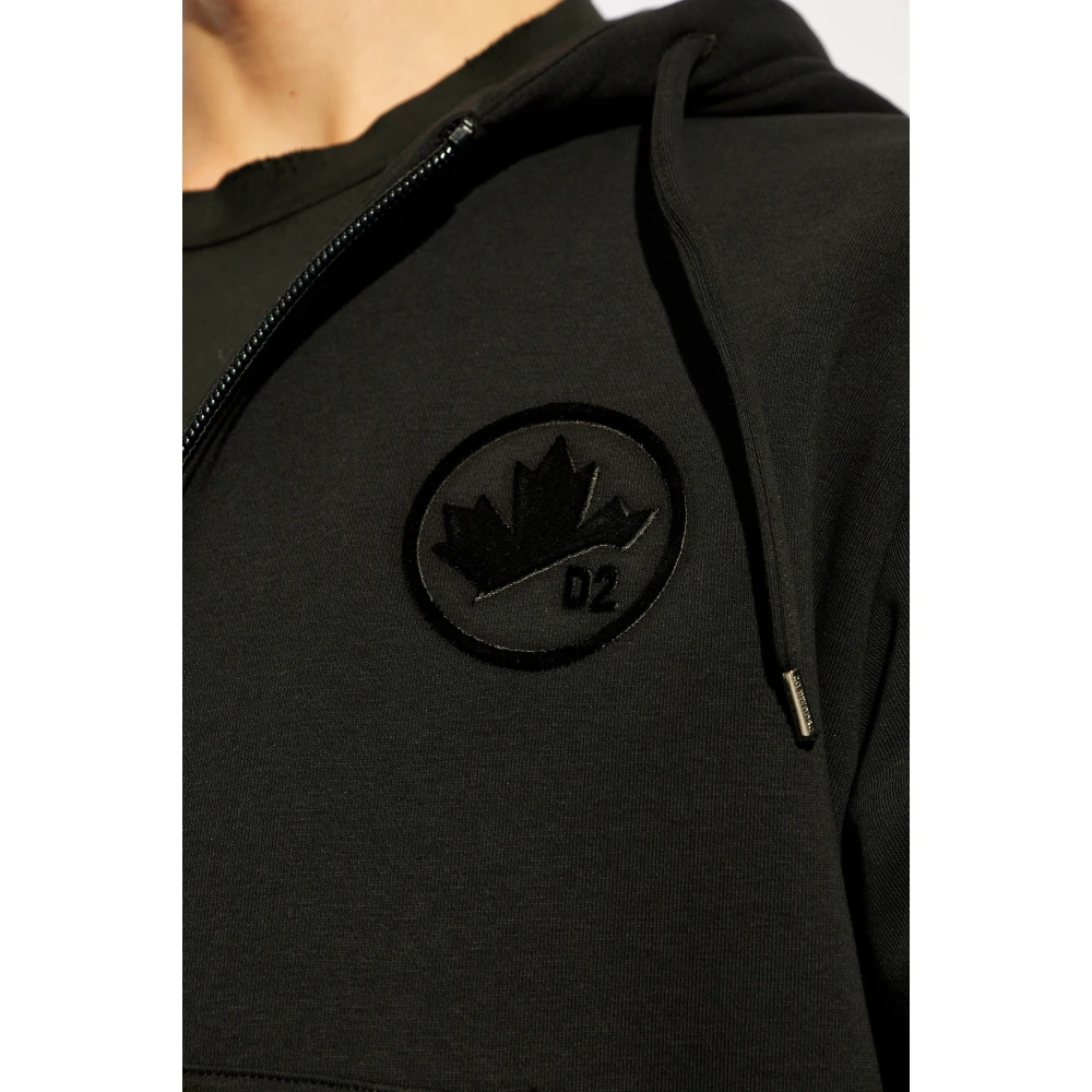 Dsquared2 Capuchontrui Black Heren