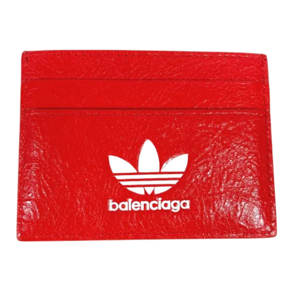 Balenciaga Vintage Pre-owned Leather wallets Red Dames
