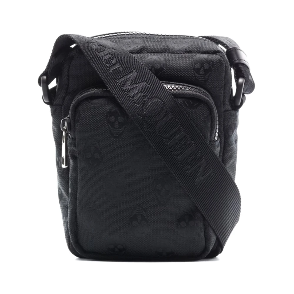 Alexander mcqueen Stijlvolle Leren Tas Black Heren