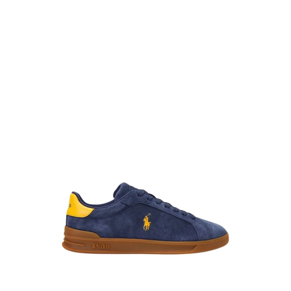 Polo Ralph Lauren Men's Blue Heritage Court Ii Sneakers
