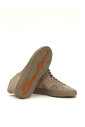 sneaker-a-double-boucle-en-daim-greige