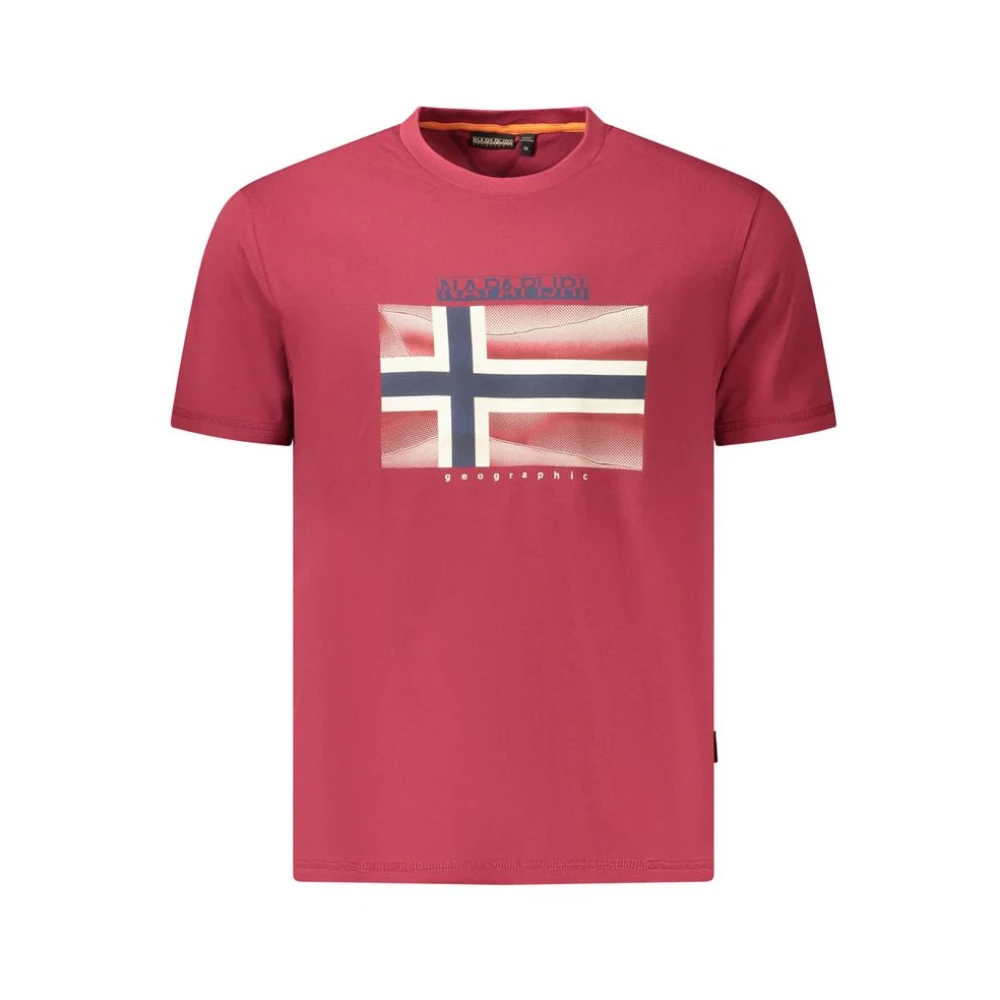 Napapijri - Tops > T-Shirts - Red - Napapijri - Modalova