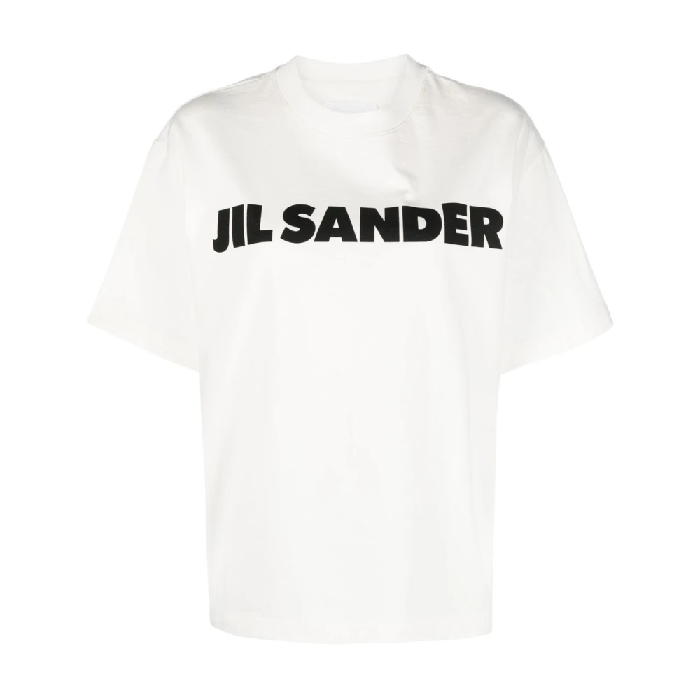 Jil Sander Donna Bianco - T-Shirt Con Logo - Tops - S