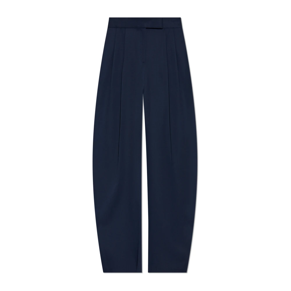 The Attico Wollen broek Blue Dames