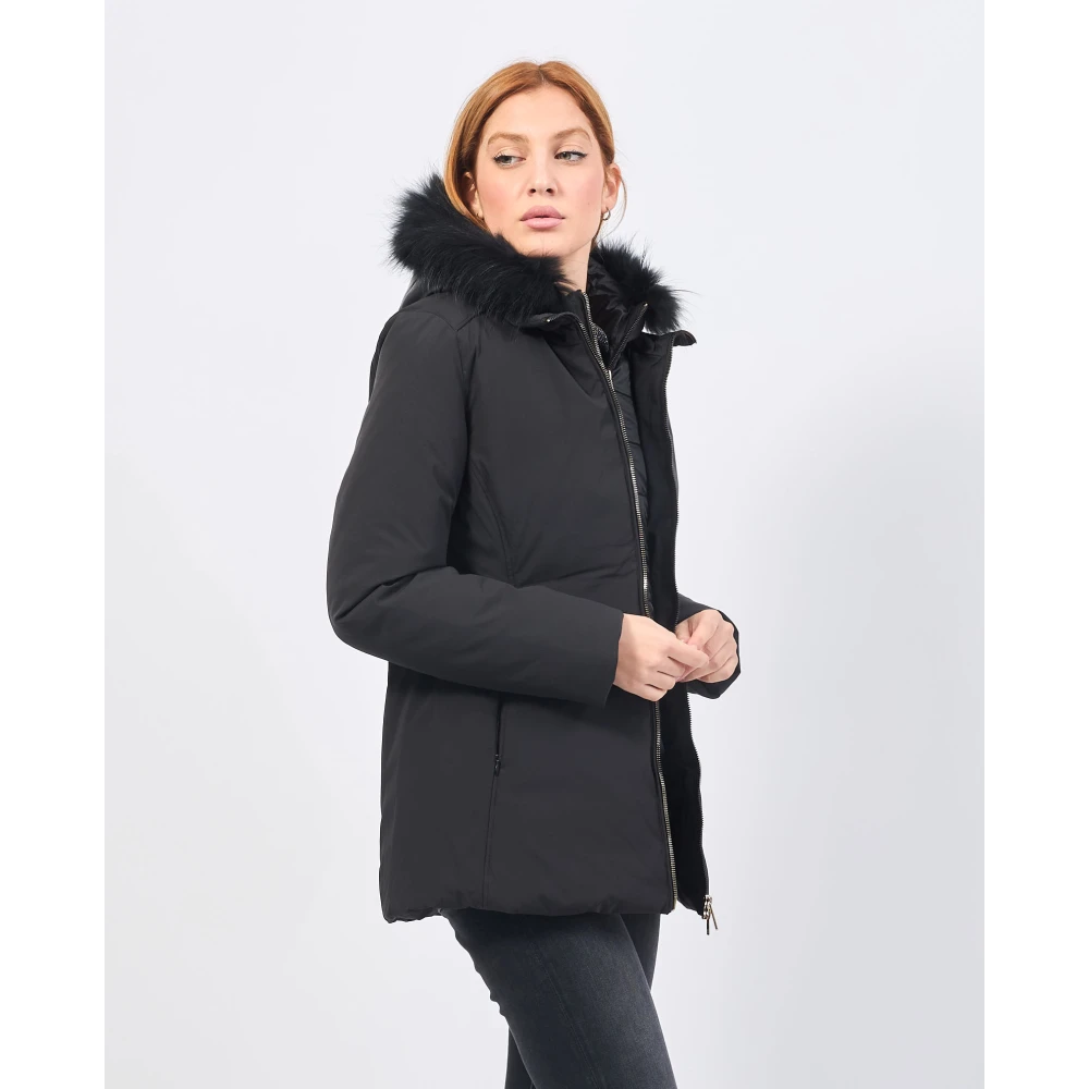 YES ZEE Zwarte Stijlvolle Shirt Black Dames
