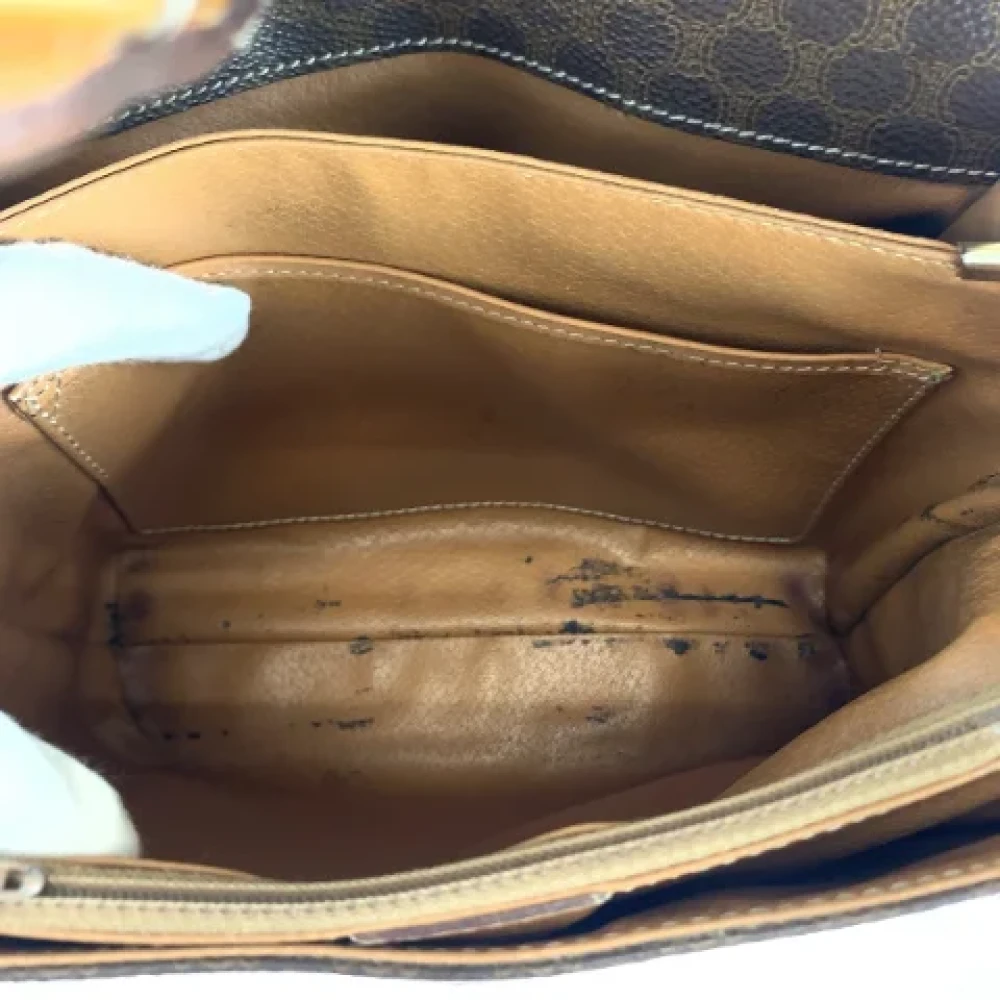 Celine Vintage Pre-owned Canvas celine-bags Brown Dames