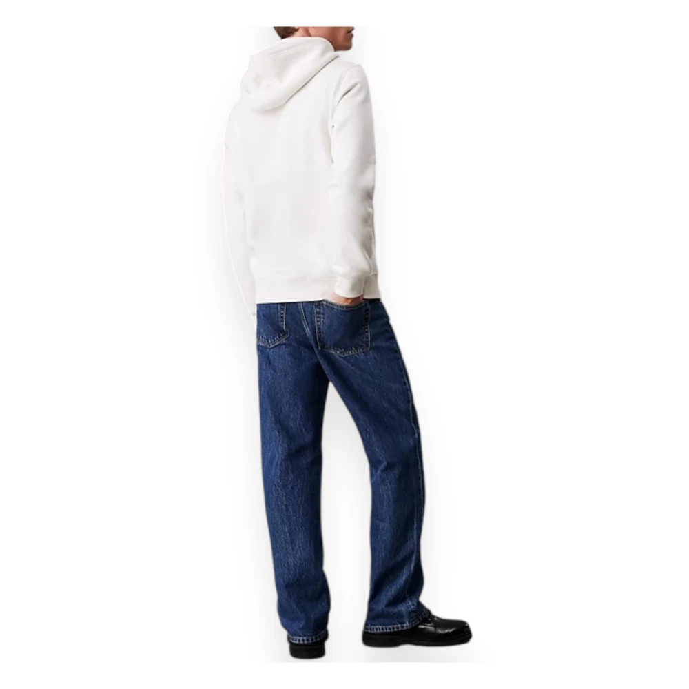Calvin Klein Monologo Hoodie in Trendy Stijl Beige Heren