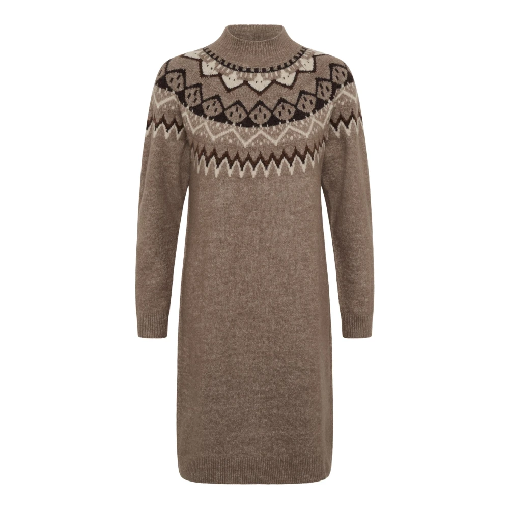 VAN GRAAF Cream Damen Braun Kleid Crcherrie Extra Groß - Bild 2