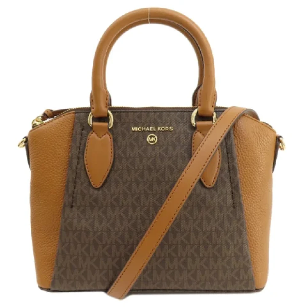 Michael Kors Pre-owned Plastic handbags Brown Dames