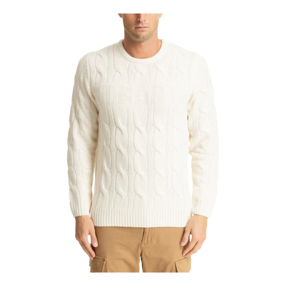 MC2 Saint Barth Effen Logo Trui White Heren