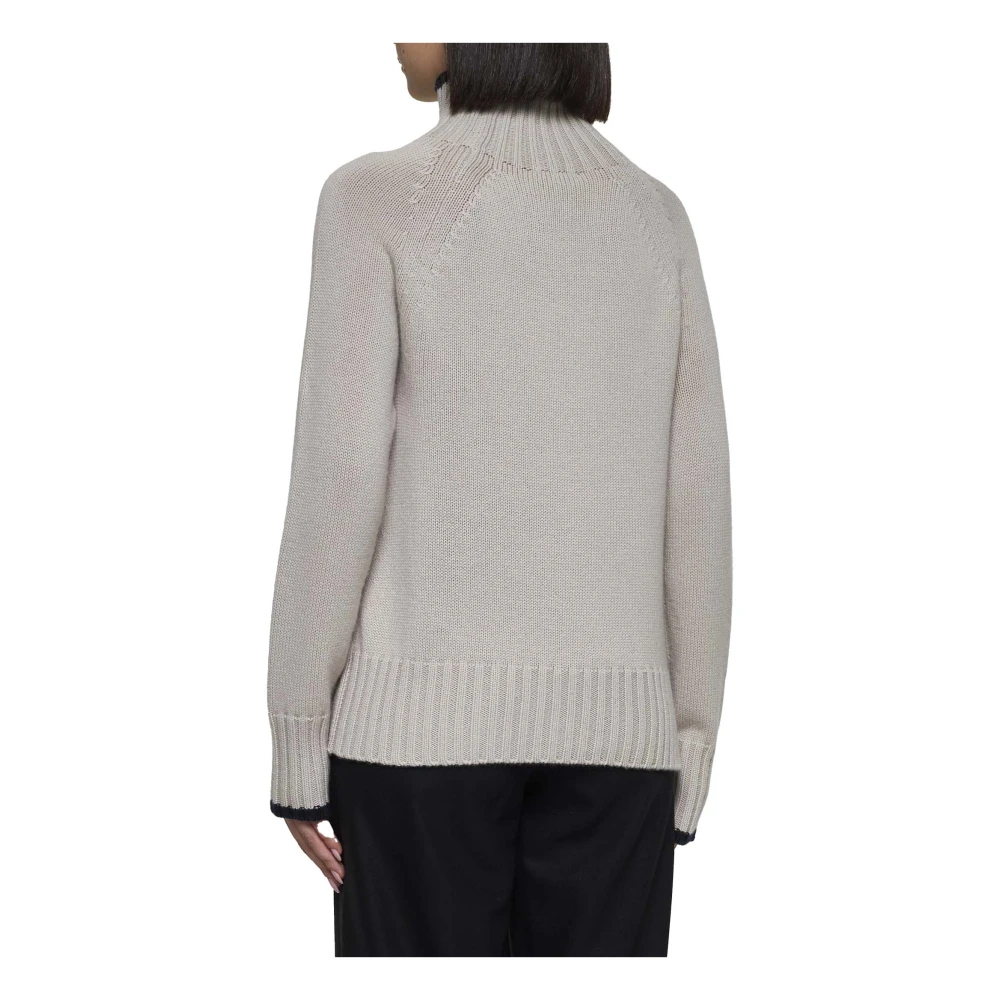 Max Mara Elegante Mantova Coltrui in Ecru Beige Dames