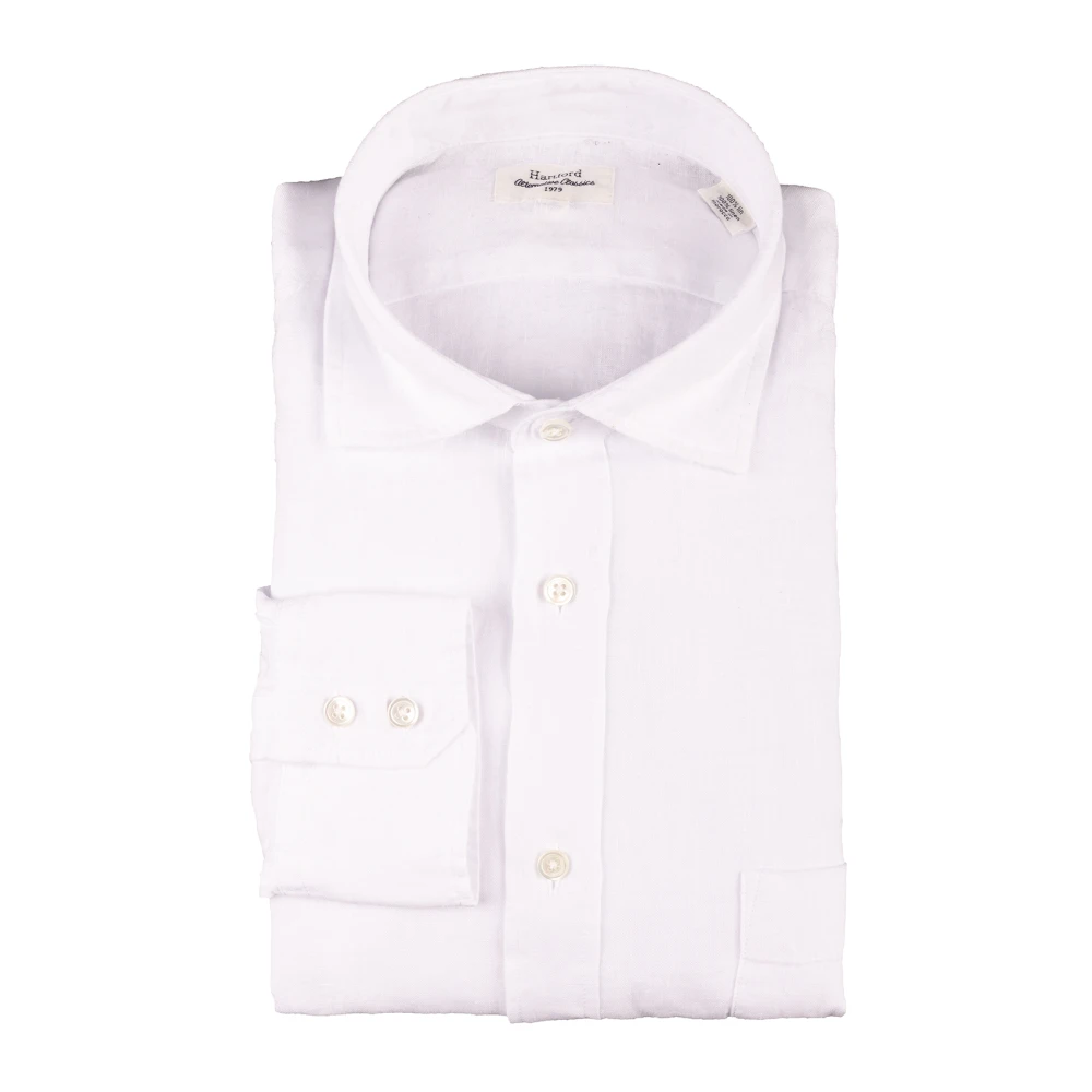 Hartford Witte Paul Pat Overhemd White Heren