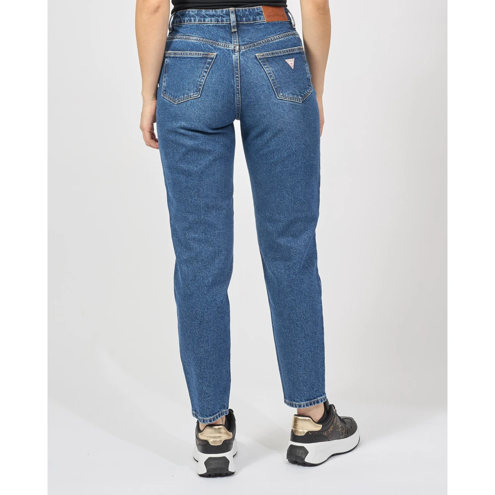 Guess Blauwe relaxed fit jeans met zakken Blue Dames