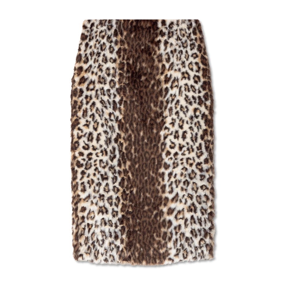 Alexander mcqueen Dierenprint rok Brown Dames