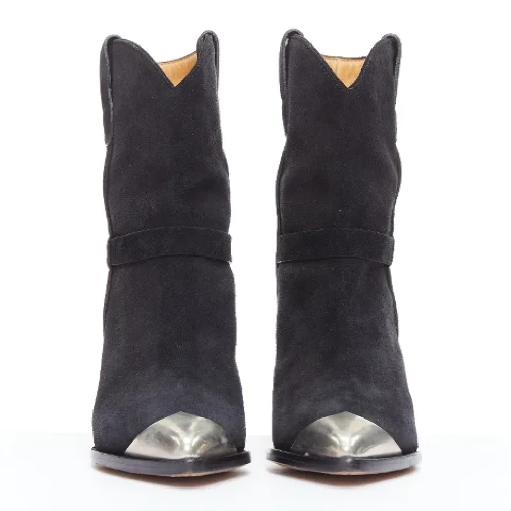 Isabel Marant Pre-owned Leather boots Black Dames