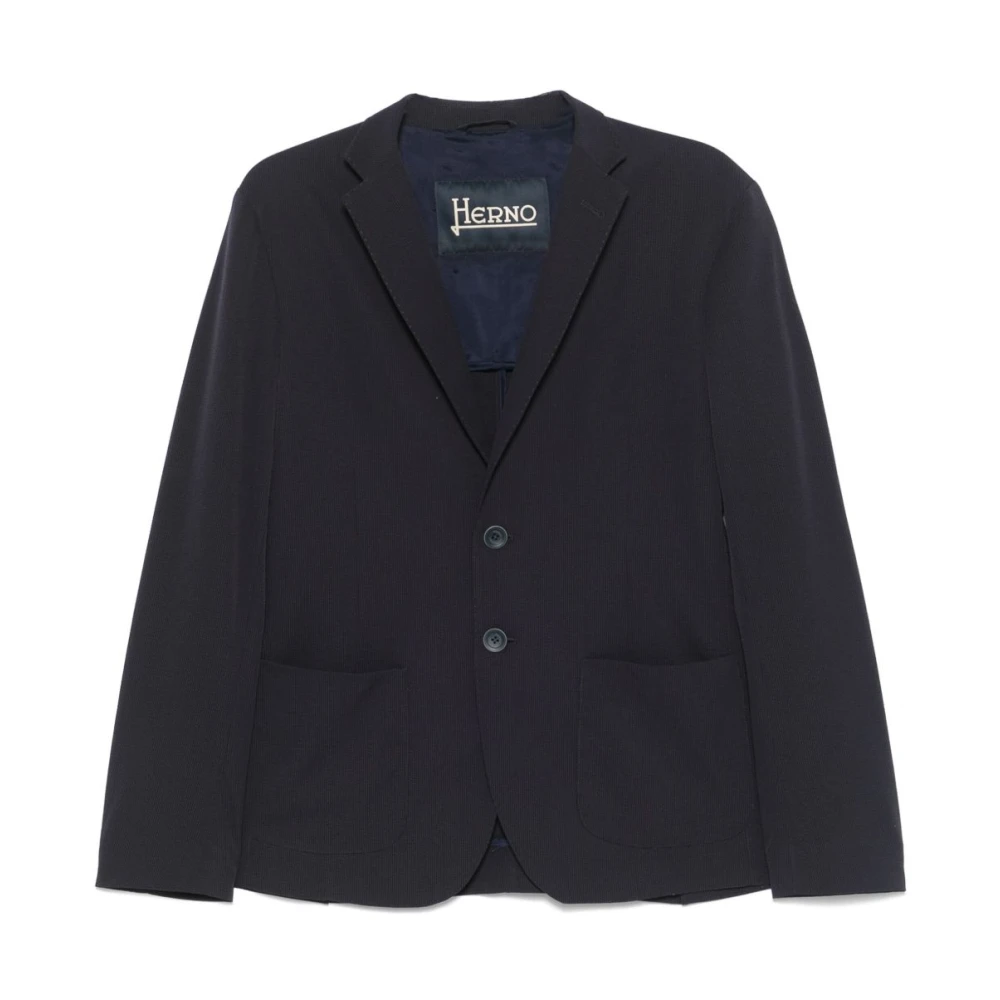 Herno - Jackets > Blazers - Blue - Herno - Modalova