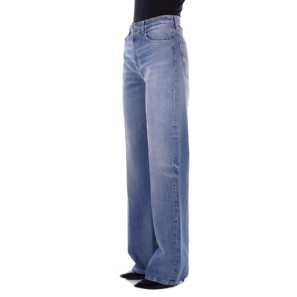 Dondup Denim Jeans met Logo Achterzak Blue Dames