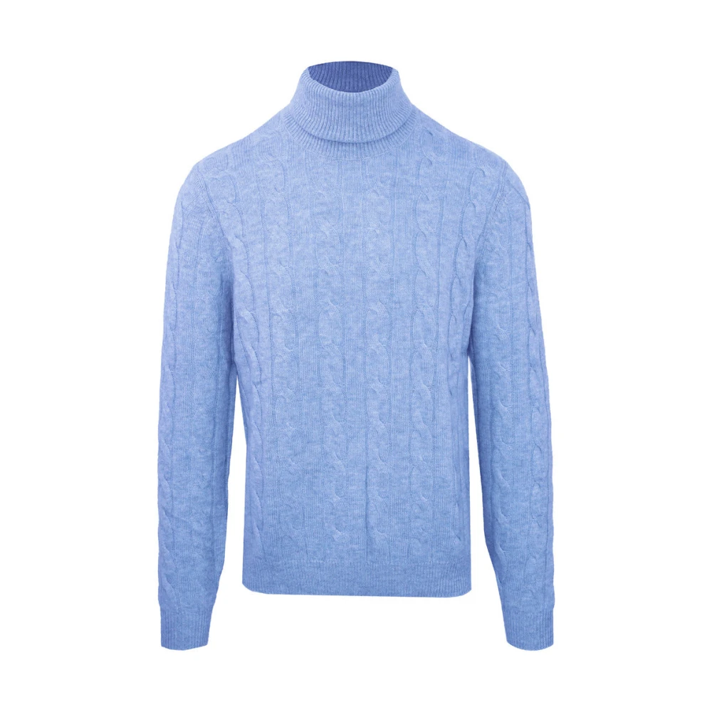 Malo Kleding Shirts Blue Heren