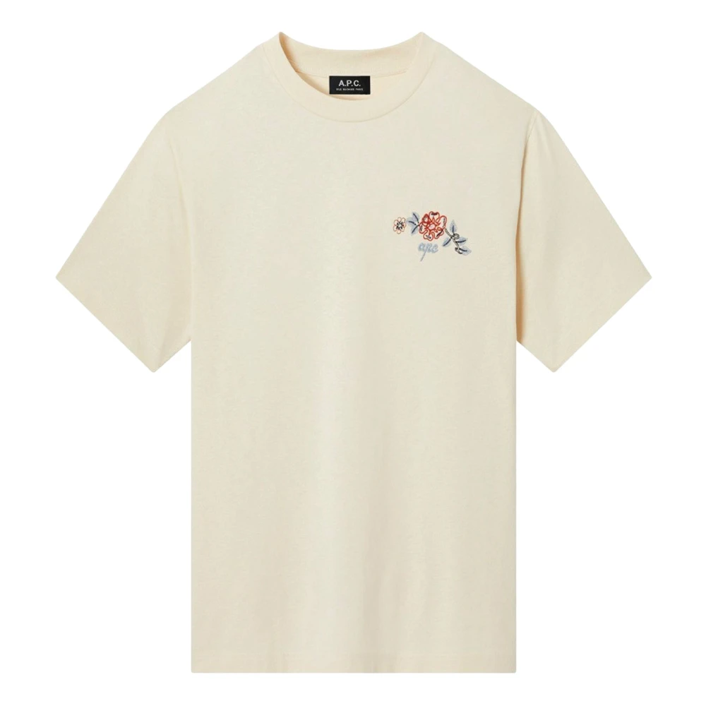 A.p.c. T-shirt met ronde hals Beige Heren