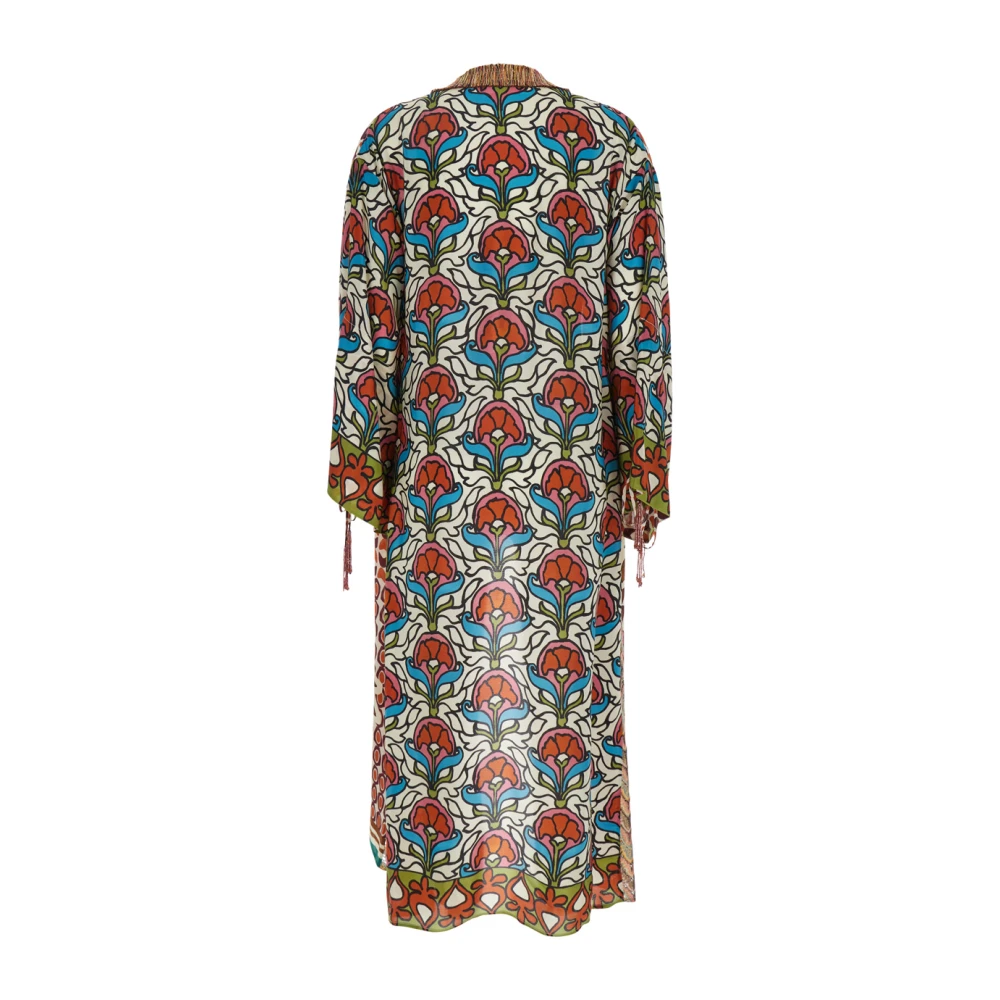 Anjuna Multicolor Kimono met Trekkoordmanchetten Multicolor Dames