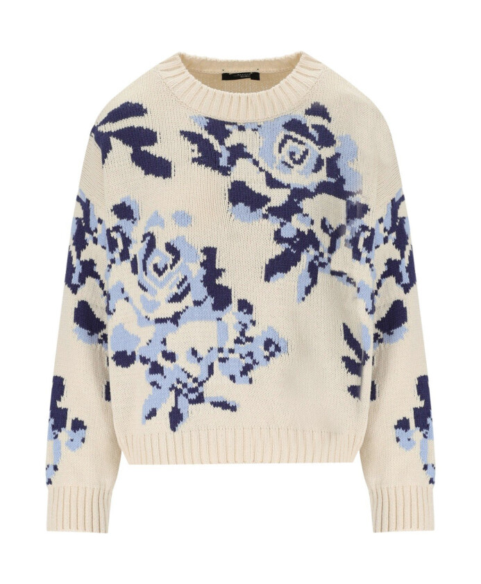 pull-a-motif-de-roses-bleu-et-blanc