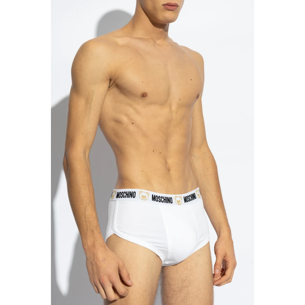 Moschino Twee-pack slips White Heren