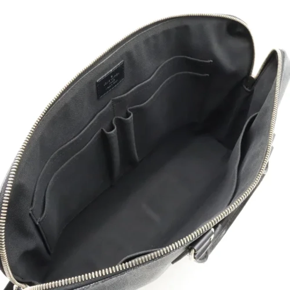Louis Vuitton Vintage Pre-owned Canvas briefcases Black Dames