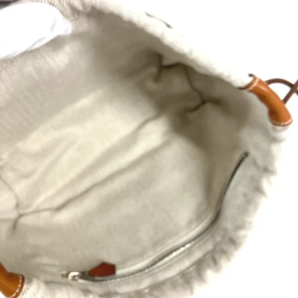 Hermès Vintage Pre-owned Fabric pouches Beige Dames