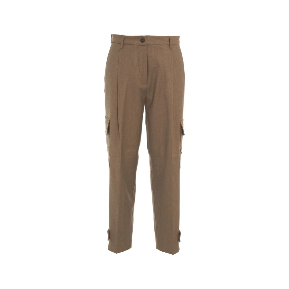 Nine In The Morning Bruine Broek Aw24 Brown Dames