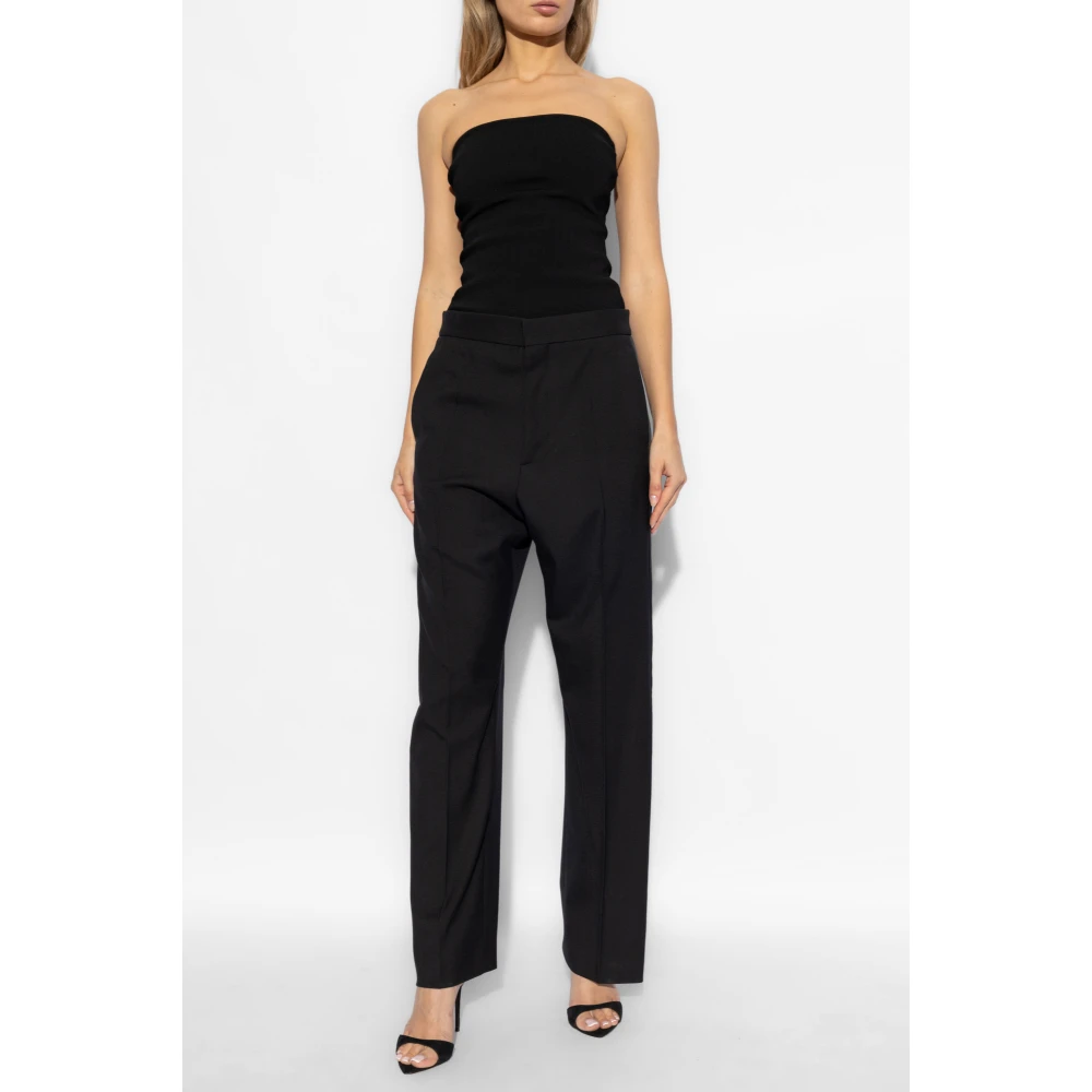 Alaïa Jumpsuit met blote schouders Black Dames