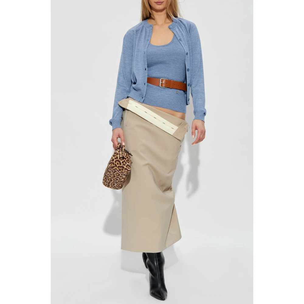 Moschino Cardigan met uitsparing Blue Dames