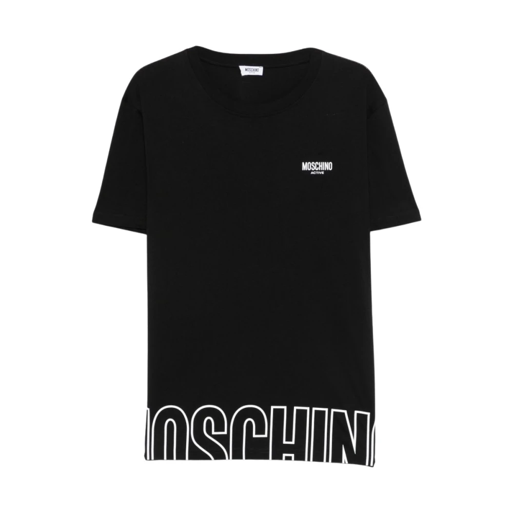 Moschino Men's Black Training T-Shirts & Tops, Xl, Underbear T Shirt
