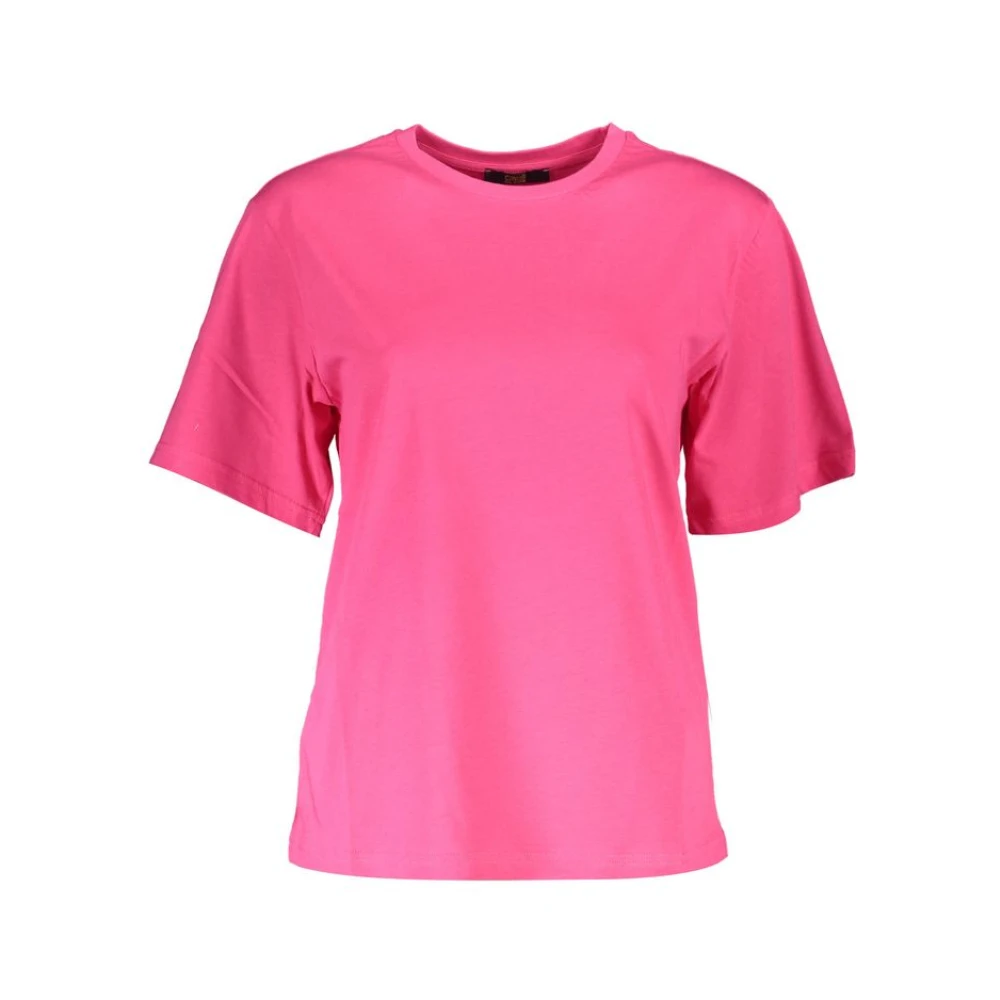 Cavalli Class Rosa Bomull Dam T-shirt Pink, Dam